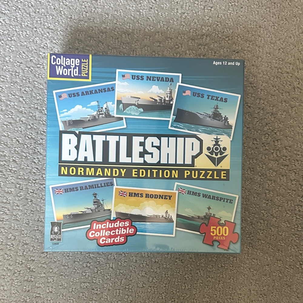 Battleship Normandy Edition Puzzle - New!!